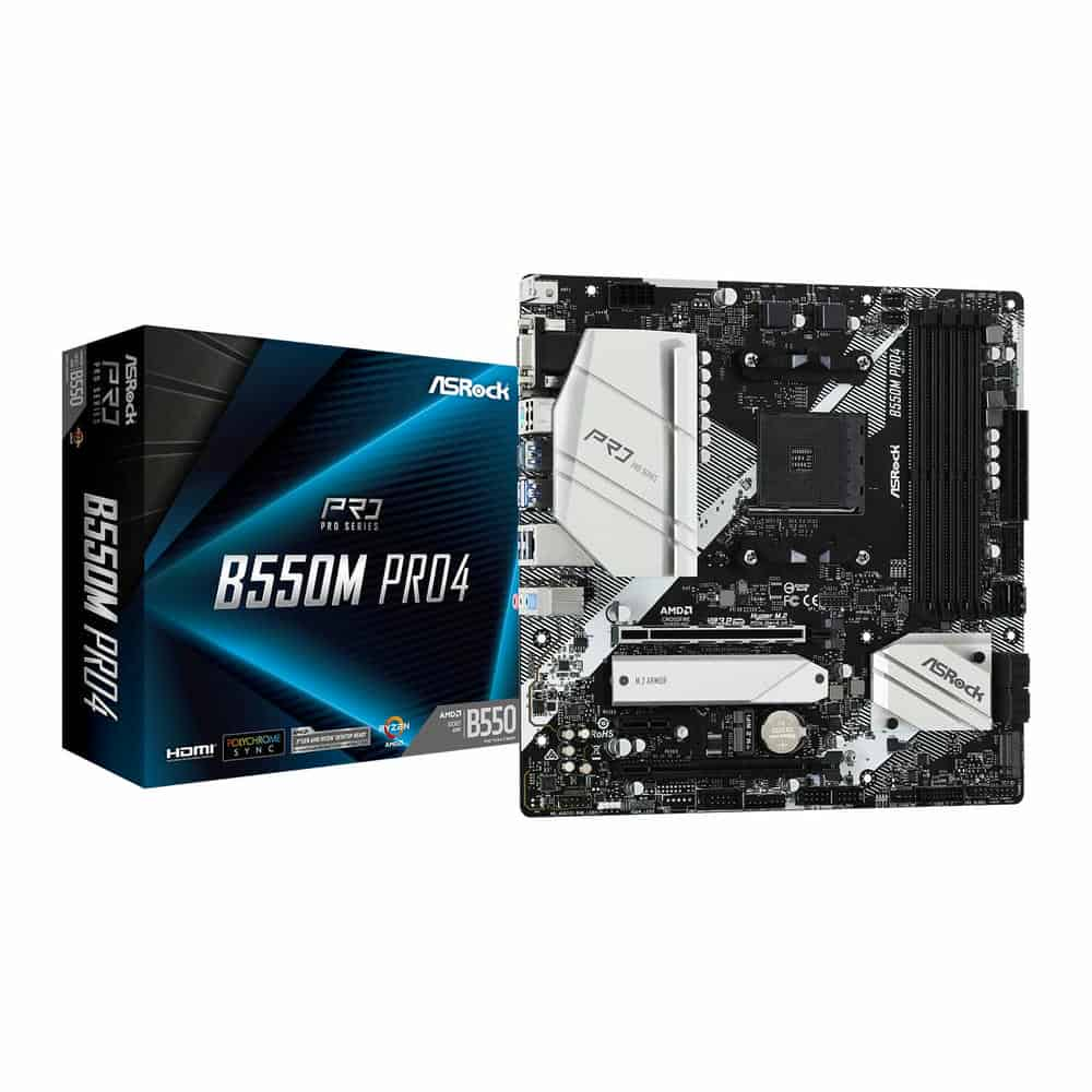 ASRock B550M Pro4 Refurbished Micro-ATX Motherboard